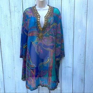 Sheer Tunic/ Bathing Suit Coverup